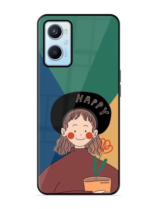 Happy Momo Glossy Soft Edge Case for Oppo A96 Chachhi