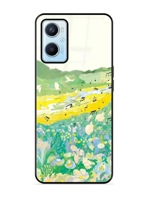 Melody In Bloom Glossy Soft Edge Case for Oppo A96 Chachhi