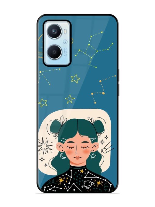 Cosmic Daydreamer Glossy Soft Edge Case for Oppo A96 Chachhi