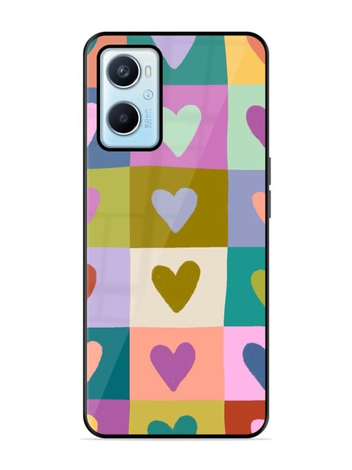 Box Of Hearts Glossy Soft Edge Case for Oppo A96 Chachhi