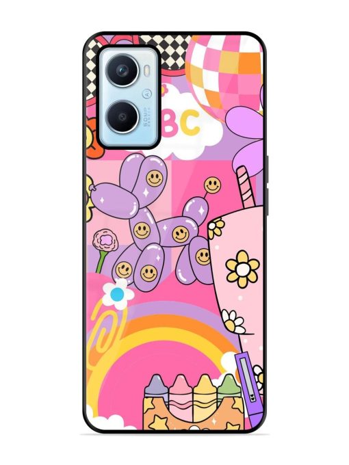 Whimsical Y2K Chaos Glossy Soft Edge Case for Oppo A96 Chachhi