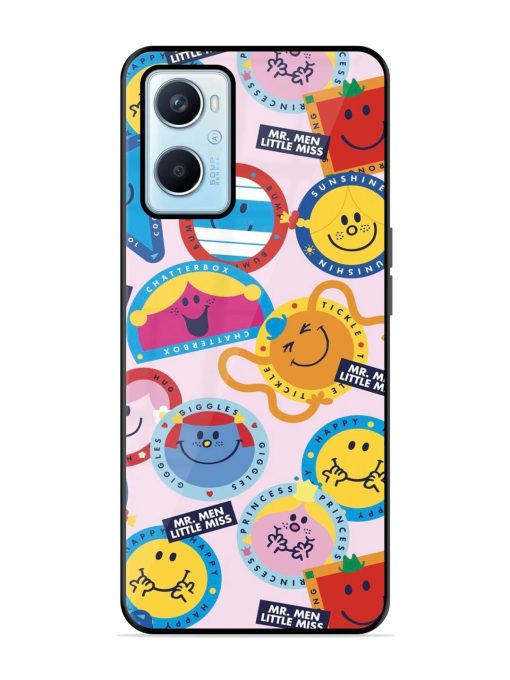 Whimsical Mr. Men & Little Miss Glossy Soft Edge Case for Oppo A96 Chachhi