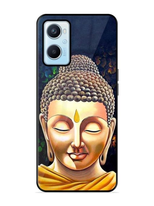 Buddha Face Glossy Soft Edge Case for Oppo A96 Chachhi