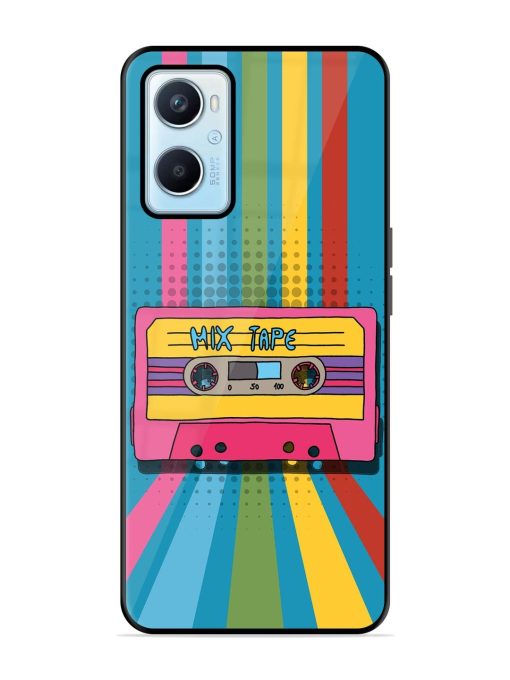 Retro Cassette Tapes Glossy Soft Edge Case for Oppo A96 Chachhi