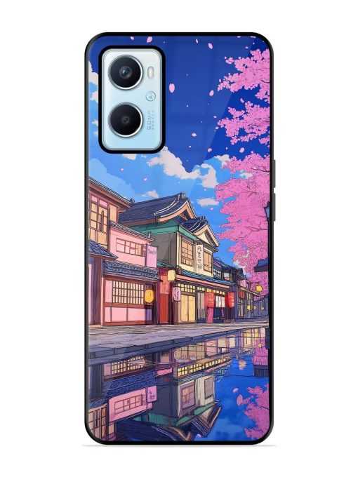 Tranquil Reflections Glossy Soft Edge Case for Oppo A96 Chachhi