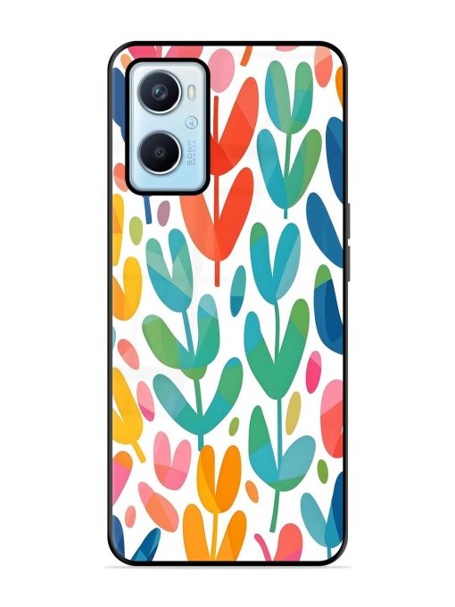 Rainbow Of Blooms Glossy Soft Edge Case for Oppo A96