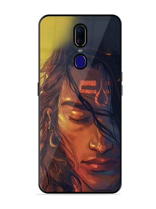 Tranquil Shiva Glossy Soft Edge Case for Oppo F11 Chachhi