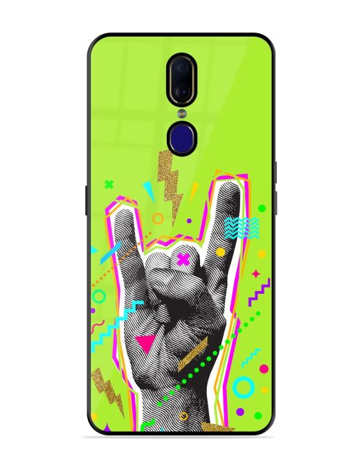 Neon Rock Glossy Soft Edge Case for Oppo F11 Chachhi