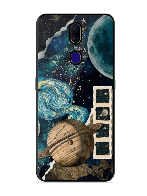 Celestial Tapestry Glossy Soft Edge Case for Oppo F11 Chachhi