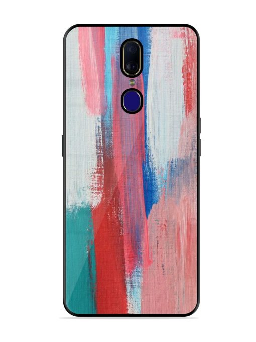 Colorful Chaos Glossy Soft Edge Case for Oppo F11 Chachhi