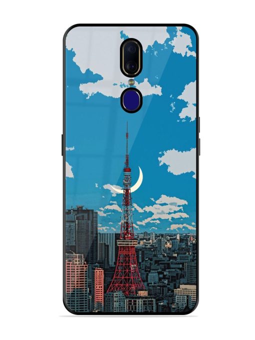 Tokyo Twilight Glossy Soft Edge Case for Oppo F11 Chachhi