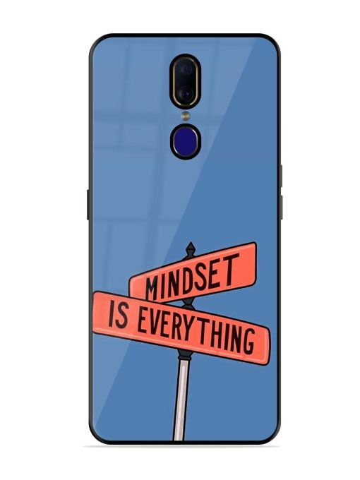 Mindset Matters Glossy Soft Edge Case for Oppo F11 Chachhi