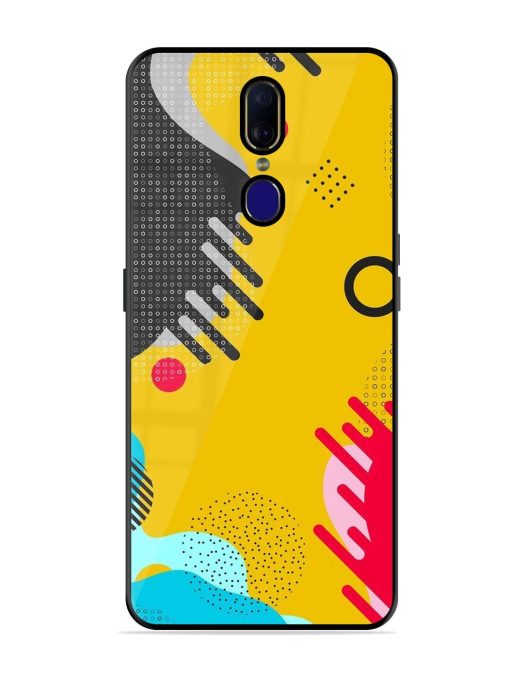 Neon Pop Glossy Soft Edge Case for Oppo F11 Chachhi