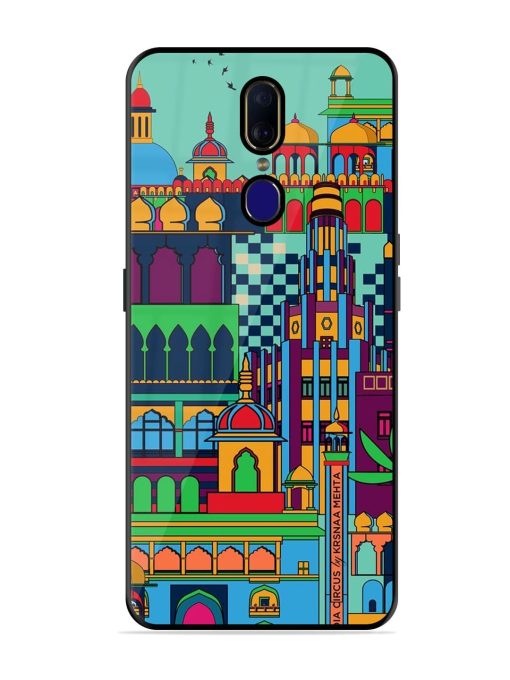 Indian Tapestry Glossy Soft Edge Case for Oppo F11 Chachhi