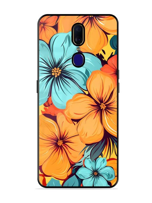 Tropical Bloom Glossy Soft Edge Case for Oppo F11 Chachhi