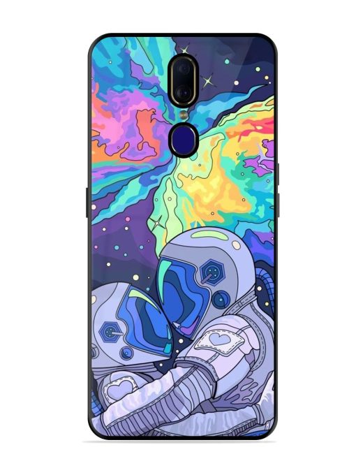 Cosmic Love Glossy Soft Edge Case for Oppo F11 Chachhi