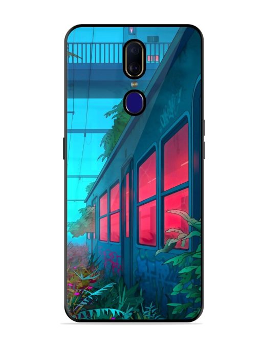 Urban Jungle Glossy Soft Edge Case for Oppo F11 Chachhi