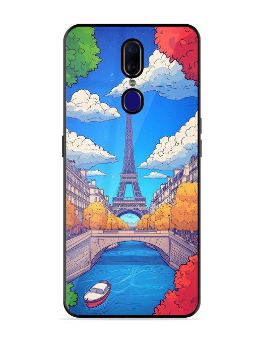 Parisian Panorama Glossy Soft Edge Case for Oppo F11 Chachhi