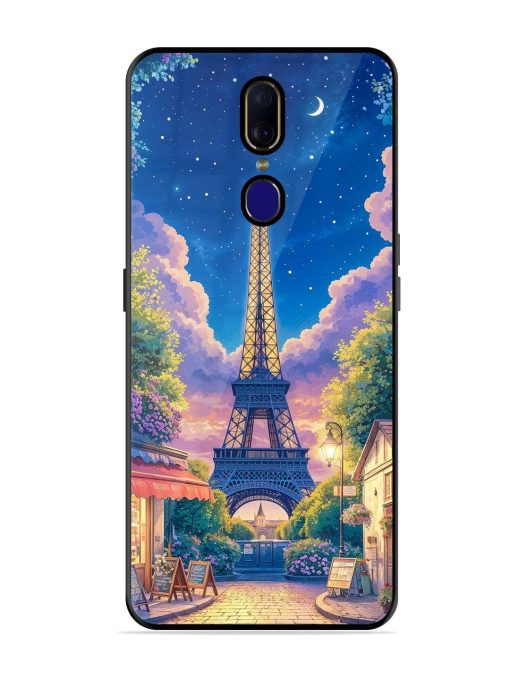 Twilight In Paris Glossy Soft Edge Case for Oppo F11 Chachhi