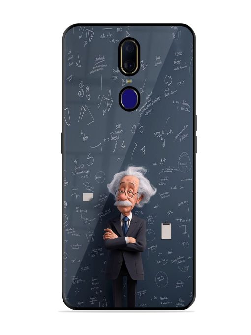 Albert Einstein Glossy Soft Edge Case for Oppo F11 Chachhi