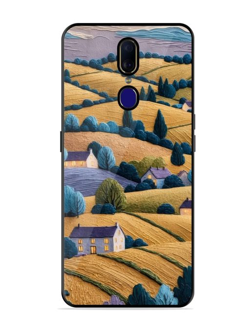 Rolling Hilltop Haven Glossy Soft Edge Case for Oppo F11