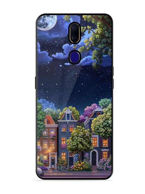 Moonlit Streets Glossy Soft Edge Case for Oppo F11 Chachhi