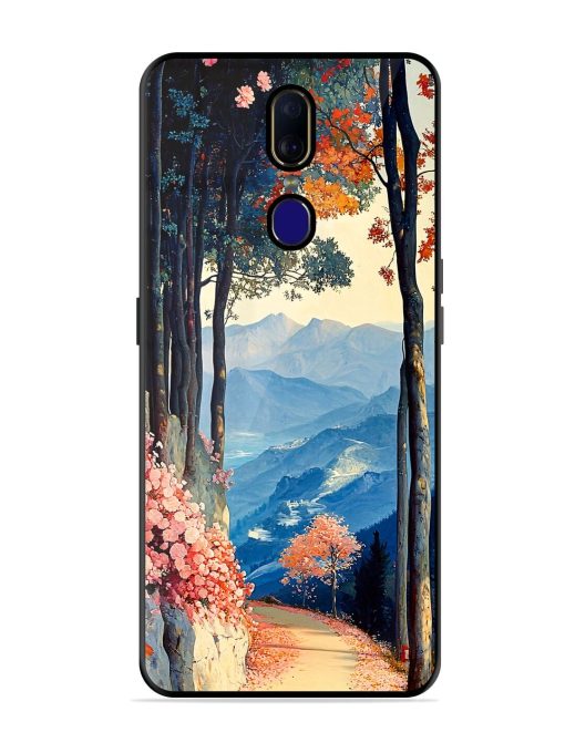 Mountainside Serenity Glossy Soft Edge Case for Oppo F11 Chachhi