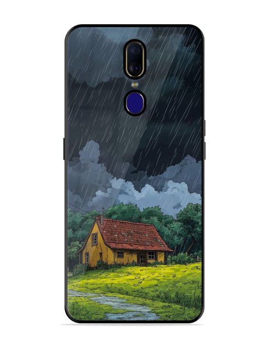 Rainy Day Retreat Glossy Soft Edge Case for Oppo F11 Chachhi