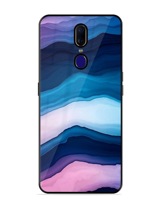 Oceanic Layers Glossy Soft Edge Case for Oppo F11