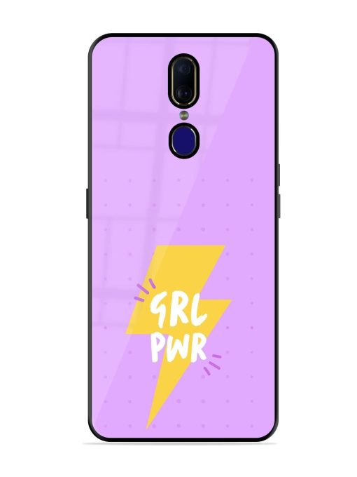 Girl Power Spark Glossy Soft Edge Case for Oppo F11 Chachhi