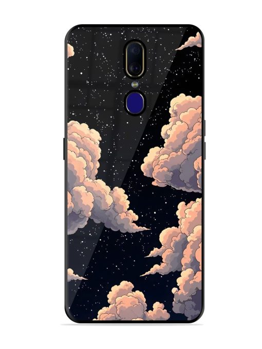 Starry Night Dreams Glossy Soft Edge Case for Oppo F11 Chachhi