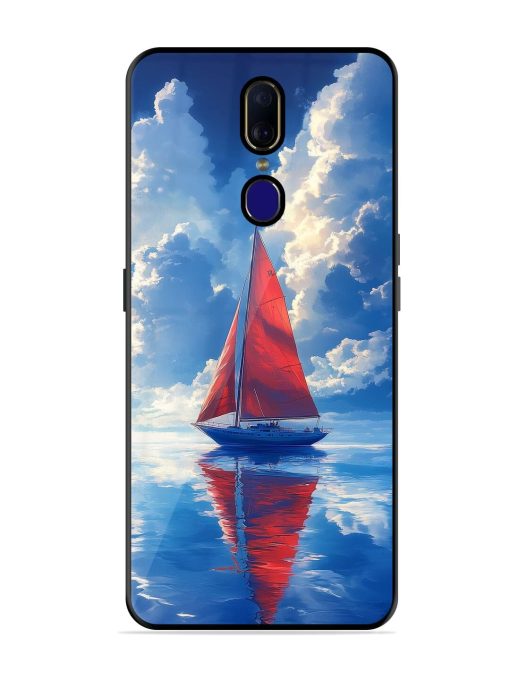 Crimson Sails Glossy Soft Edge Case for Oppo F11 Chachhi