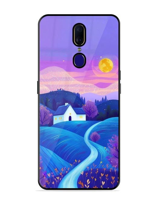 Moonlit Meadow Glossy Soft Edge Case for Oppo F11 Chachhi