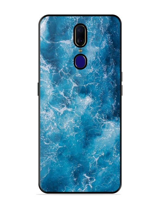 Oceanic Abyss Glossy Soft Edge Case for Oppo F11 Chachhi