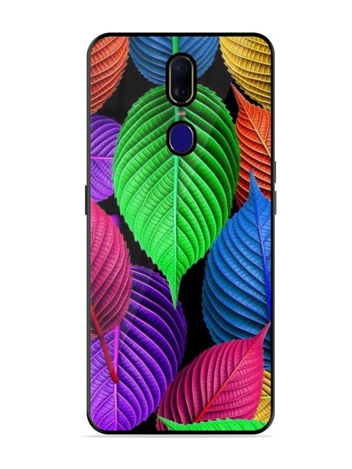 Rainbow Leaf Symphony Glossy Soft Edge Case for Oppo F11 Chachhi