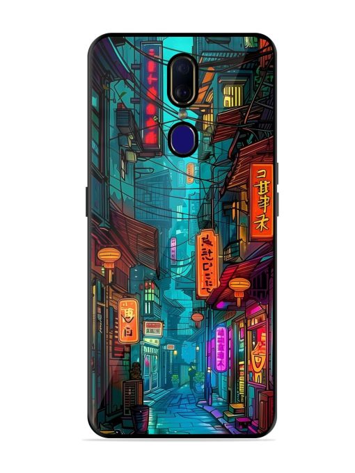 Neon Nightscape Glossy Soft Edge Case for Oppo F11