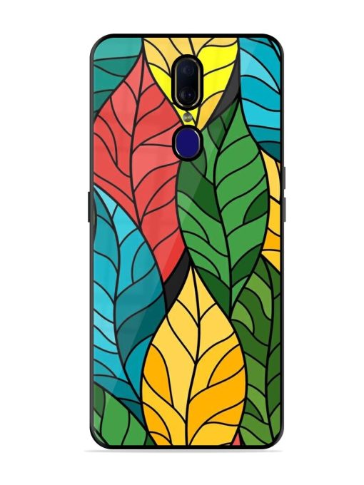 Foliage Fiesta Glossy Soft Edge Case for Oppo F11 Chachhi