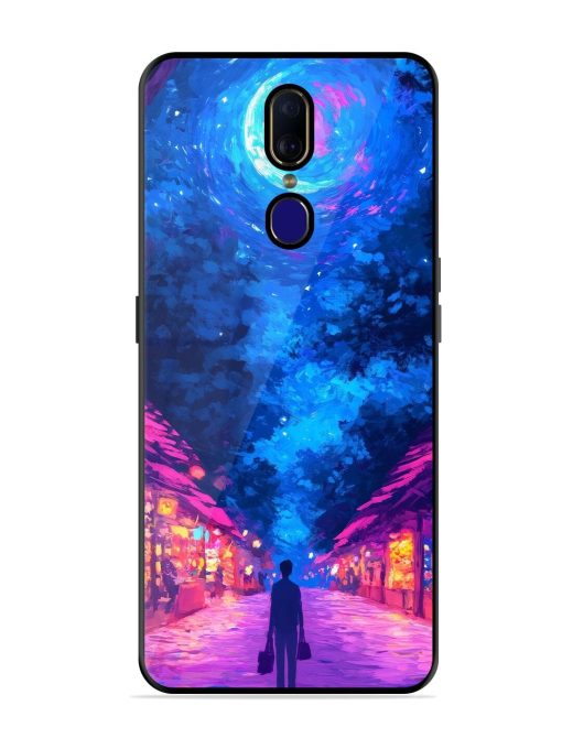 Neon Nightscape Glossy Soft Edge Case for Oppo F11 Chachhi