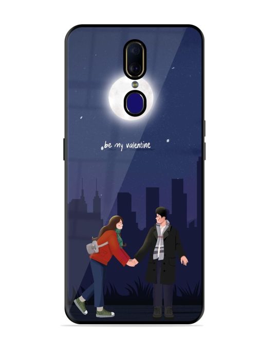 Moonlight Proposal Glossy Soft Edge Case for Oppo F11 Chachhi