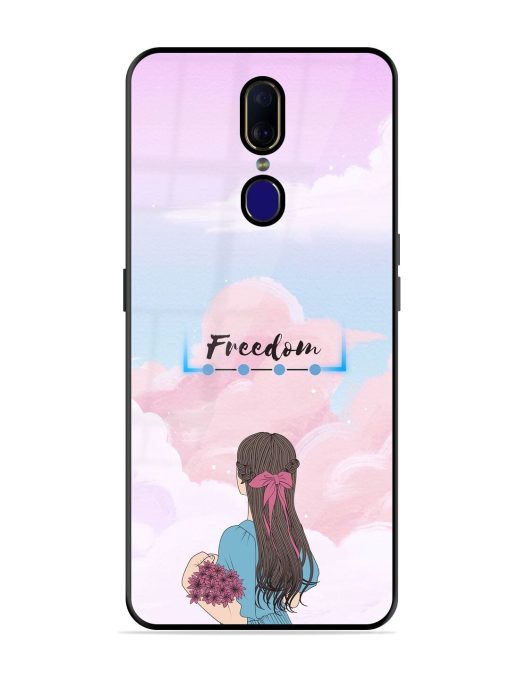 Skyward Dreams Glossy Soft Edge Case for Oppo F11 Chachhi