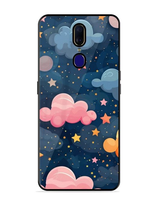 Twinkling Dreams Glossy Soft Edge Case for Oppo F11 Chachhi