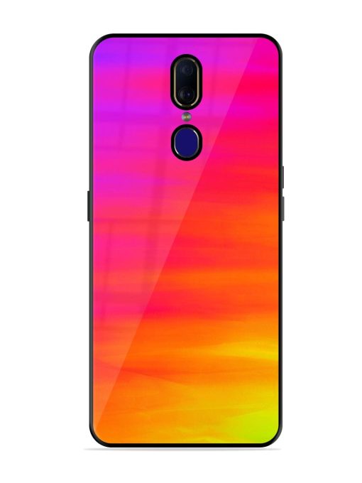 Neon Horizon Glossy Soft Edge Case for Oppo F11 Chachhi