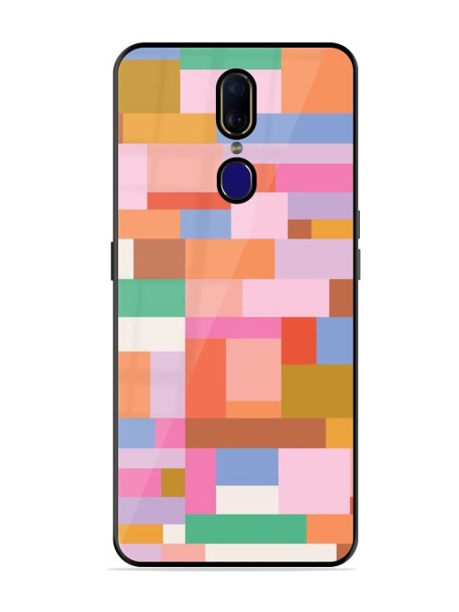 Colorful Chaos Glossy Soft Edge Case for Oppo F11 Chachhi