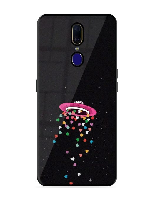 Love From Above Glossy Soft Edge Case for Oppo F11 Chachhi