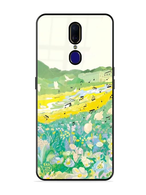 Melody In Bloom Glossy Soft Edge Case for Oppo F11 Chachhi