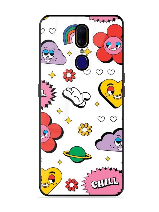 Whimsical Wonderland Glossy Soft Edge Case for Oppo F11 Chachhi