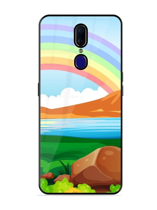 Rainbow Over The Lake Glossy Soft Edge Case for Oppo F11