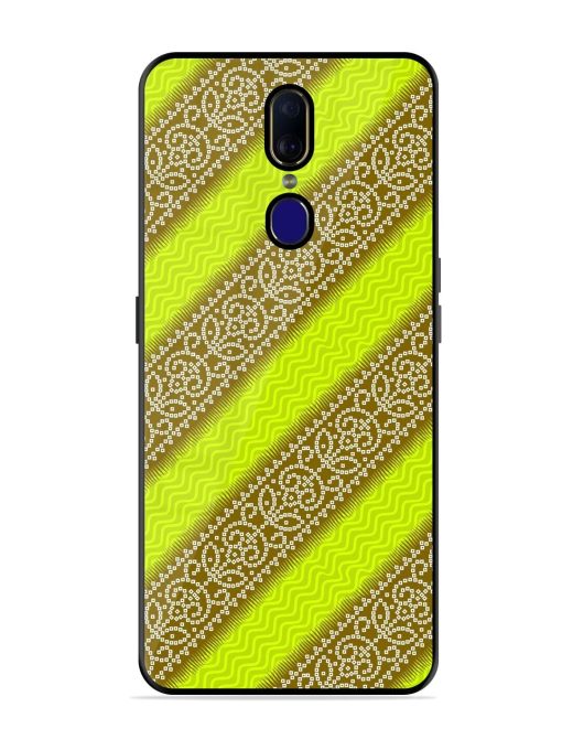 Golden Bandana Bliss Glossy Soft Edge Case for Oppo F11 Chachhi