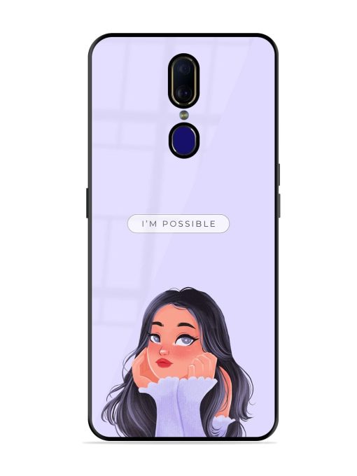 Im Possible Glossy Soft Edge Case for Oppo F11 Chachhi