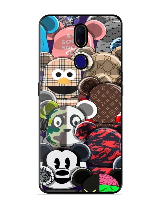 Streetwear Bearbrick Extravaganza Glossy Soft Edge Case for Oppo F11 Chachhi